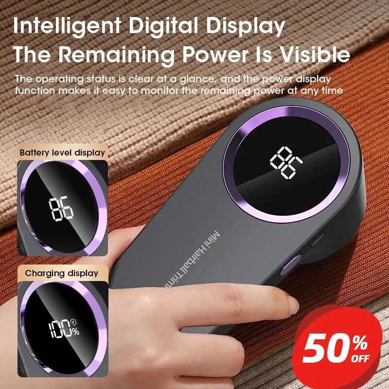 Sweater Lint Remover USB - Rechargeable Fabric Shaver Hairball Trimmer a Must - Have for Every Home M251203 - view 5