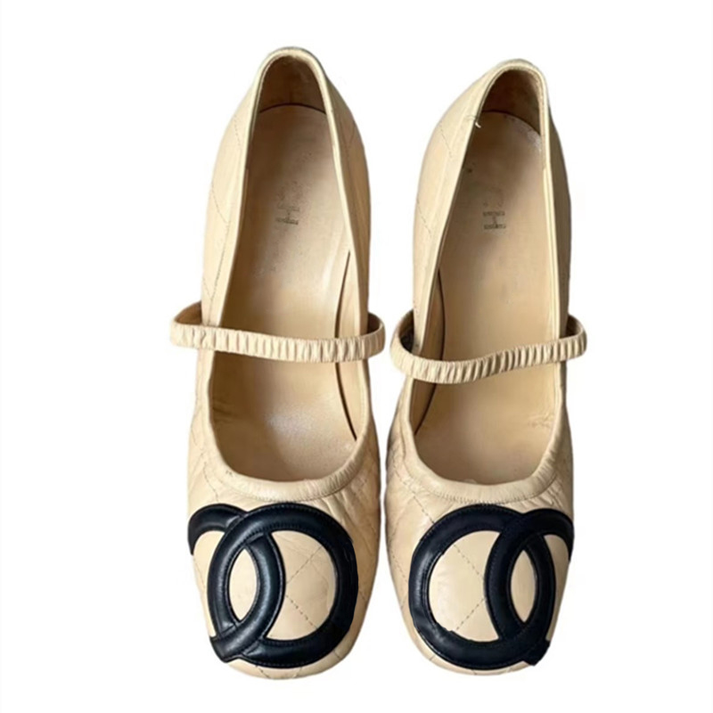 Luxury designer shoes Brand ballerina Ballet Flats Shoes Women Quilted Genuine Leather Slip on Ballerina Luxury Round Toe Ladies Dress Shoes flat boat shoes