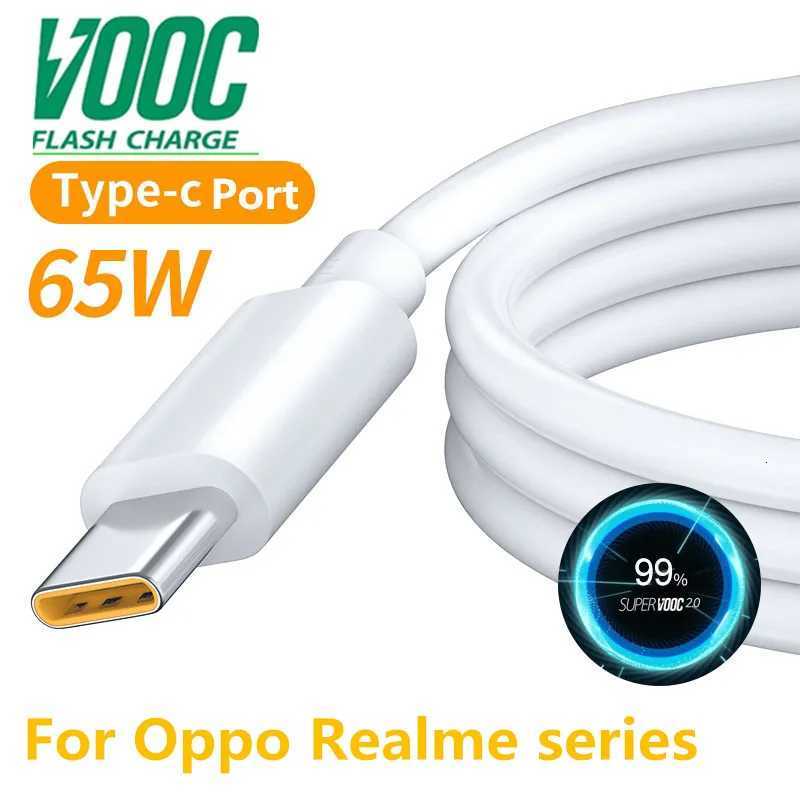 65W Type C Cable For Realme C35 6 7 8i 8 9 Pro GT 2 Neo 3T Phone VOOC er fast Charger Cable For Reno4 Z A94 5G C251203