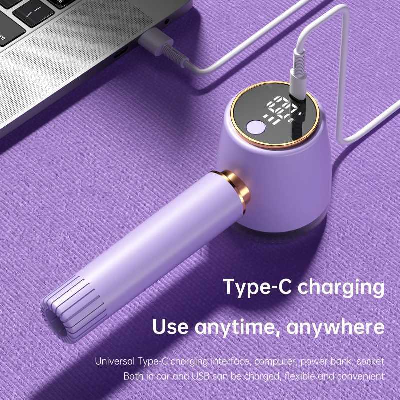 ONEKA Three Levels Household Hair Ball Trimmer Portable Electric Lint Remover Hairball Clothes Fizz Fluffs Removal USB Charging M251203 - view 3