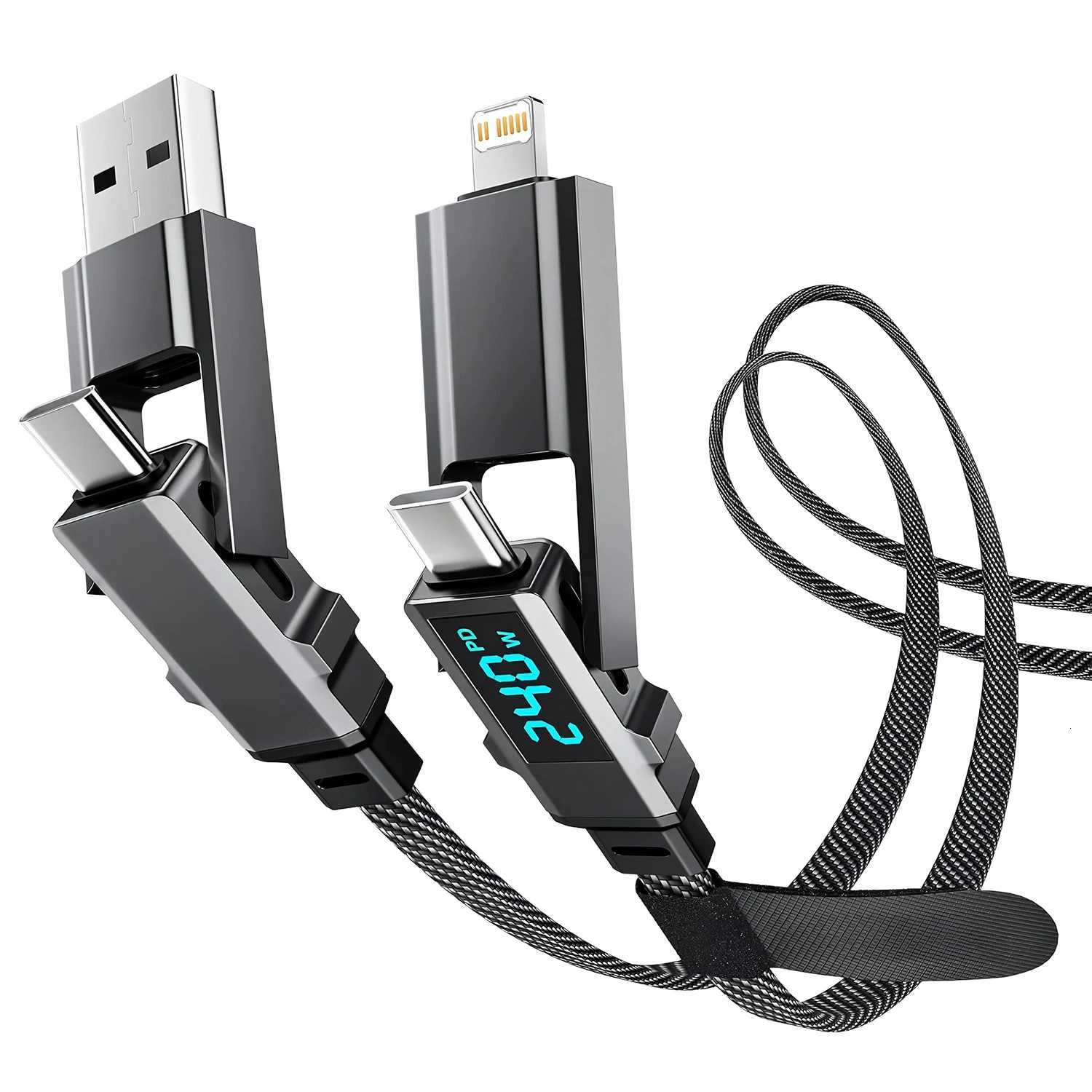 Mti - Interface Fast Charging Cable with Digital Display For iPhone 15 14 Max Book iPad iphone chargers C251203