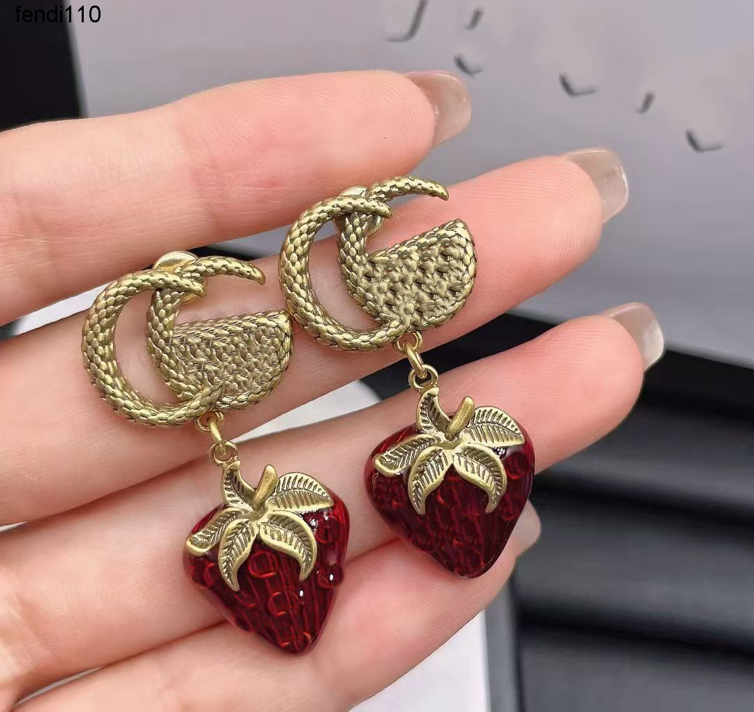 Stud Earrings luxury brand letter designer double letter Ear studs ring for Lady earrings Jewelry