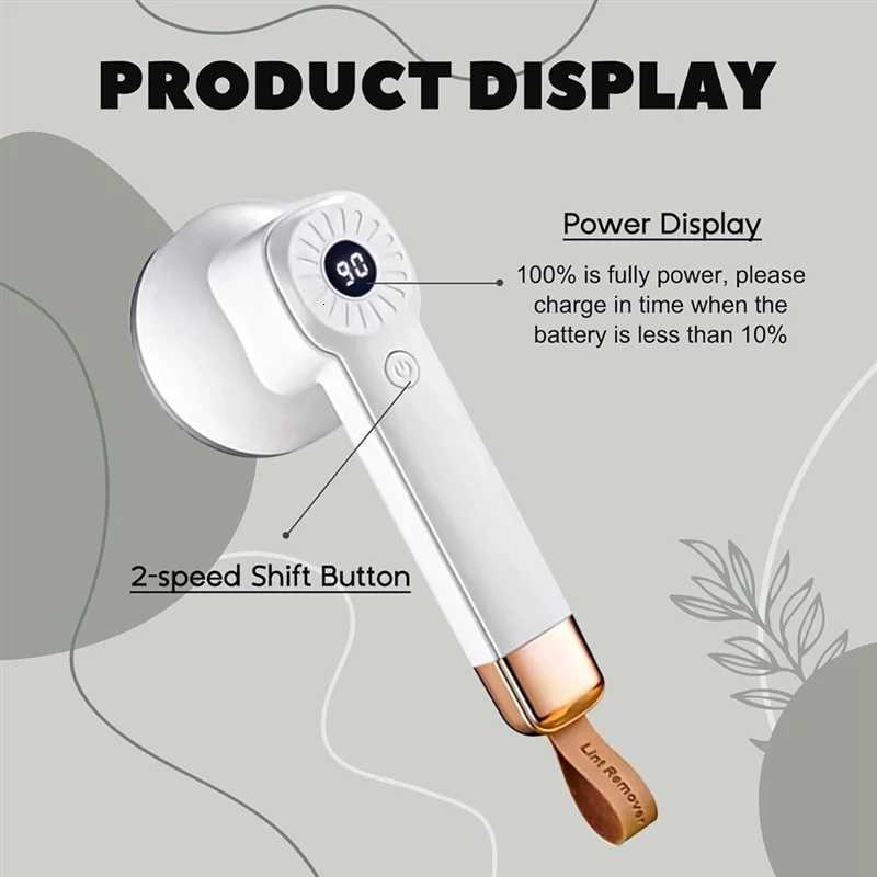A40Z-Remover For Clothes - With Digital Display Screen Spare Shaving Heads Electric Lint Remover Fabric Shaver For Clothes M251203 - view 6
