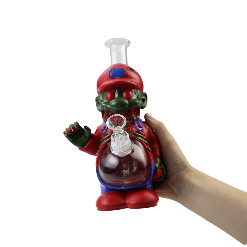 Super Cartoon Shape Silicone Water Pipes Unbreakable Silicone Bongs Beaker Smoking Pipe Hookah Mini Water Bong