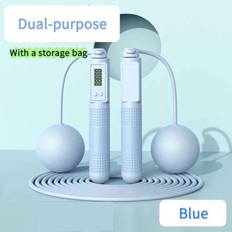 Intelligent Dual Use Skipping Rope Smart Counting Steel Wire Rope Sports Equipment Home Cordless Sports Weighted Skipping Rope M260319