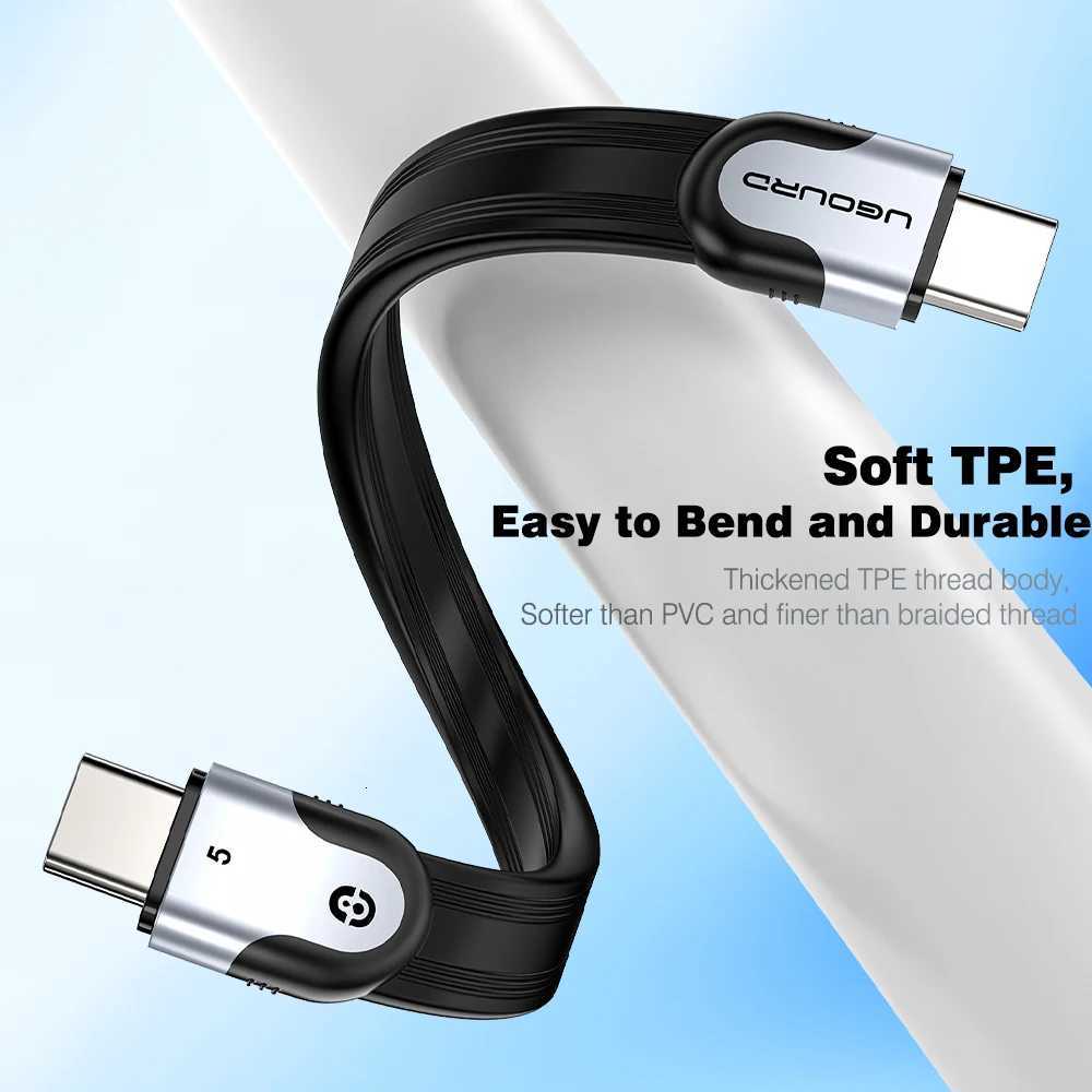 Thunderbolt5 80Gbps Cable USB5 USB 40-V2 Type-C Thunderbolt 015m 1m 240W Fast Charging Cable For SSD Enclosure USB-C Dock Hub C251203