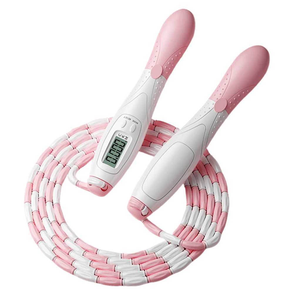 Beaded Jump Rope Skipping Rope Adjustable Length Plastic Segmented Jump Rope Soft Beaded Skipping Rope for Kids Adults M260319