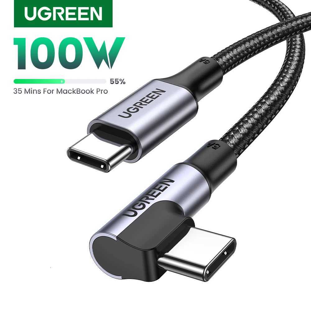 UGREEN USB Type C to USB C Cable 100W for iPhone 15 book Pro S23 5A Fast Charging QC 40 USB-C Type C Gaming Cable C251203