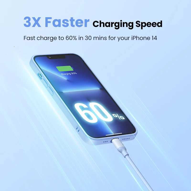 UGREEN MFi Silicone USB C to Lightning Cable 20W PD for iPhone 14 13 12 Pro Max Fast Charging for Phone Type C Cable C251203