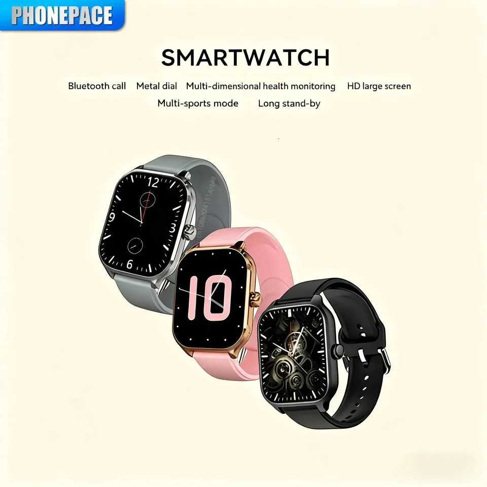 PHONEPACE H9 Intelligent Watch Call Remote Photography Sleep Monitoring Mtiple Sports Modes Rate Blood C251203