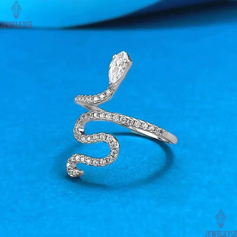 luxury size 5-9 snake band rings designer for woman s925 sterling silver jewelry party 5A cubic zirconia fashion diamond ring women valentines day fri