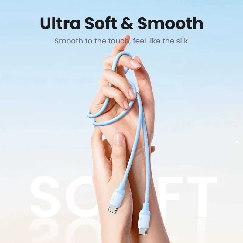 UGREEN 60W 100W USB C To Type C Cable PD Fast Charging Charger Cable For book Liquid Silicone USB Cable C251203