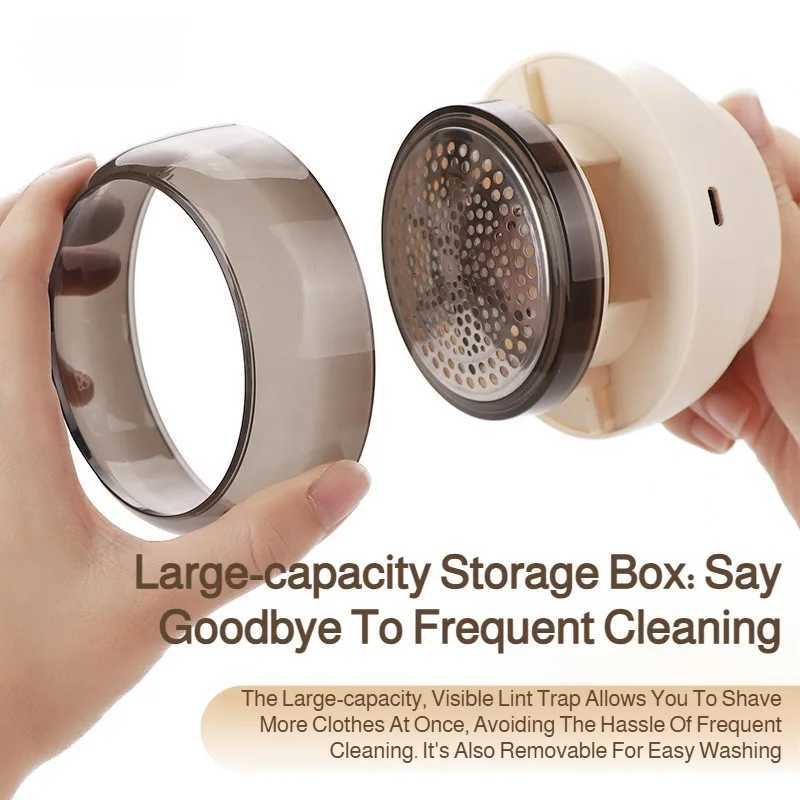 Rechargeable Fabric Shaver Lint Remover 6 Blades Portable Electric Clothes Shaver For Sweater Care Battery-Powered Lint Fuzz M251203 - view 3