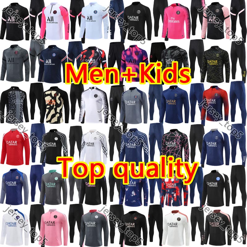 2025 26 pPSG tracksuit Paris tracksuits training chandal 21 22 24 25 26 survetement tuta retro futbol psgES Soccer tracksuit football tracksuit kid men kids kit