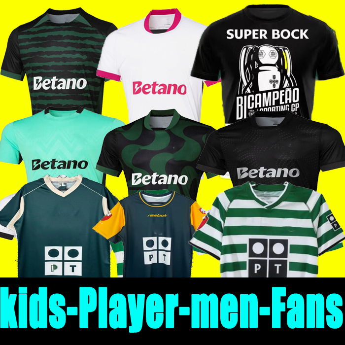 S-4XL Lisbons Sportinge CP 25/26 3rd soccer jerseys Pink October Lisboa CR7 HJULMAND GYOKERES COATES J.Palhinha PEDRO G. MORITA SARABIA football shirts Men Kids Kit sets
