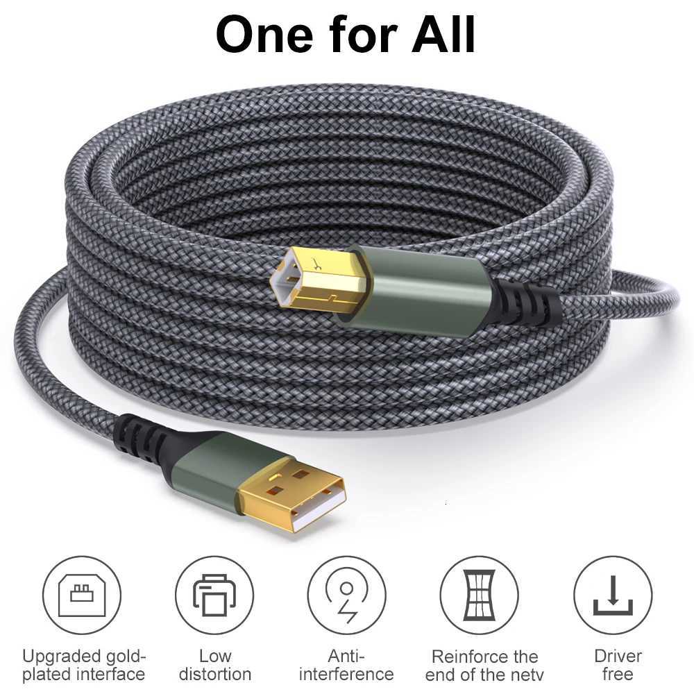 USB A Printer Cable 16 ft Up to 480 Mbps transfers data speed for USB A devs USB A to USB 20 Type B Lexmark C251203