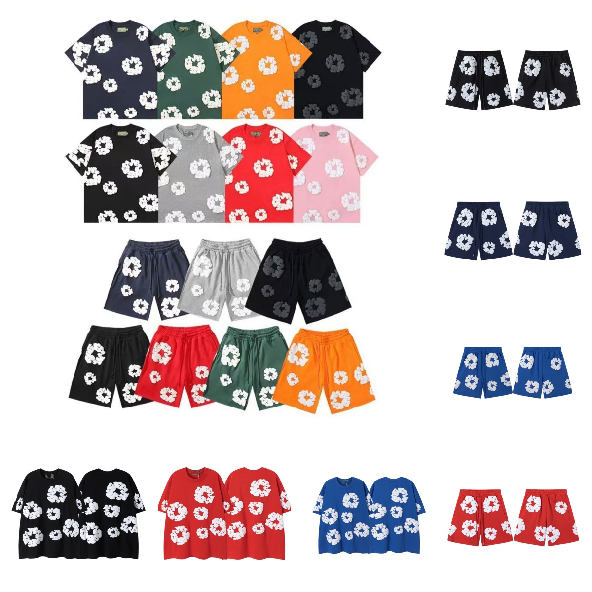 Cotton designer t shirt fashion mens womens graphic tee foam printed shirts tluxury shorts Street Tracksuit leisure men tshirt clothes brand jorts polo shirt