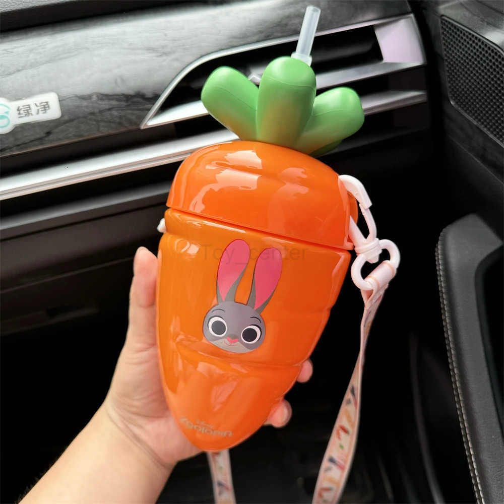 Disney Official Zootopia Topper Cup Judy Nick Anime Exclusive Theater Cold Water Cup Popcorn Bucket Gifts Cinema Collectibles H251203