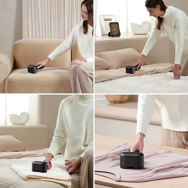 GAIATOP Fabric Shaver Larger Rechargeable Lint Remover Electric Lint Shaver with LED Display and Double Head with 6-Blades 3- M251203 - view 7