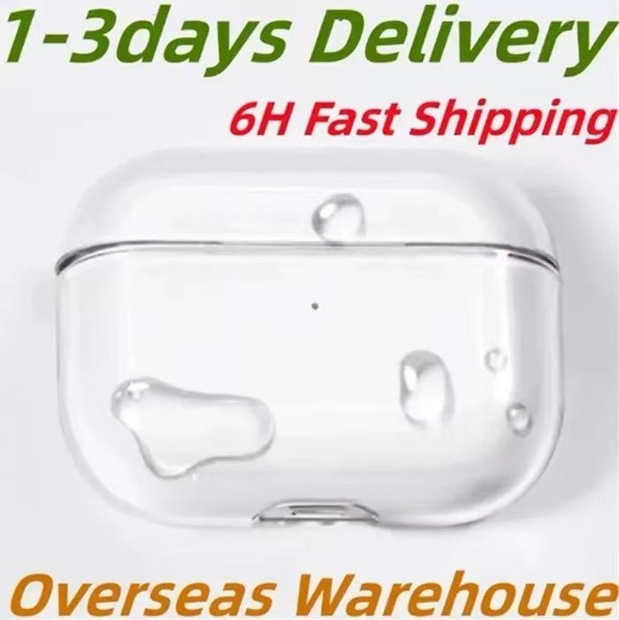 USA Stock For airpods pro2 3rd generation Air pods2 4 pros3 Bluetooth earphones ANC Wireless Headphones Earbuds Noise Canceling Accessories Solid Silicone case