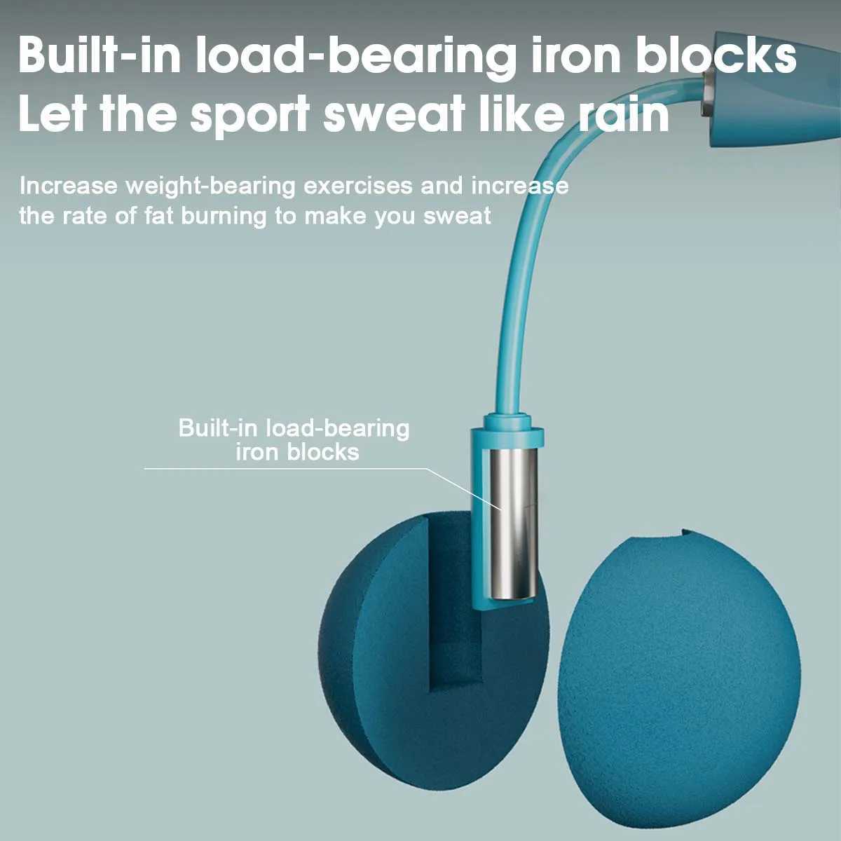 Large Ball Diameter 65cm Wireless Weight-bearing Ball Fitness Skipping Rope Cordless Skipping Rope M260319