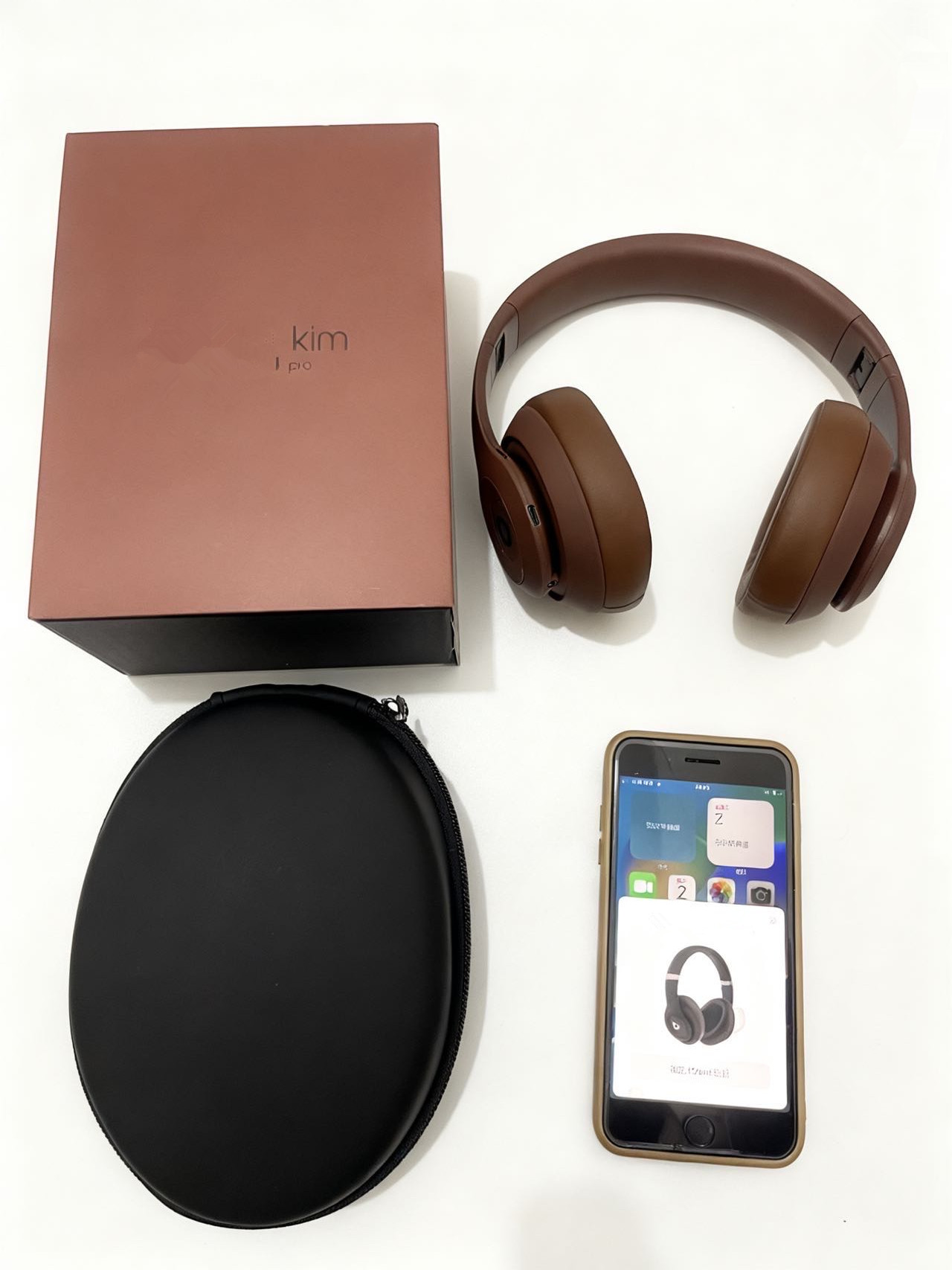 wireless studio pro headphones Beat Kim Noise-cancelling Bluetooth Wireless Headphones headphones Magic Sound Recorder pro earphone earbuds With Bag