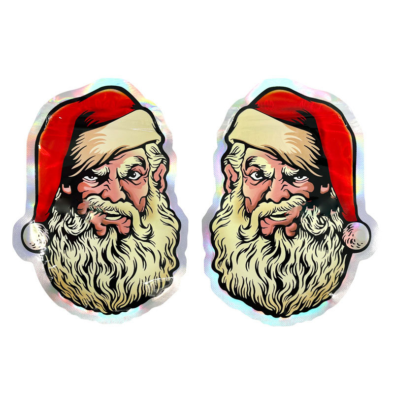 100pcs 2.5g Pouch Irregular Edible Resealable Ziplock Mylar Bags Smell Proof Storage Gift bag Empty Plastic Package Pouch 8 Styles