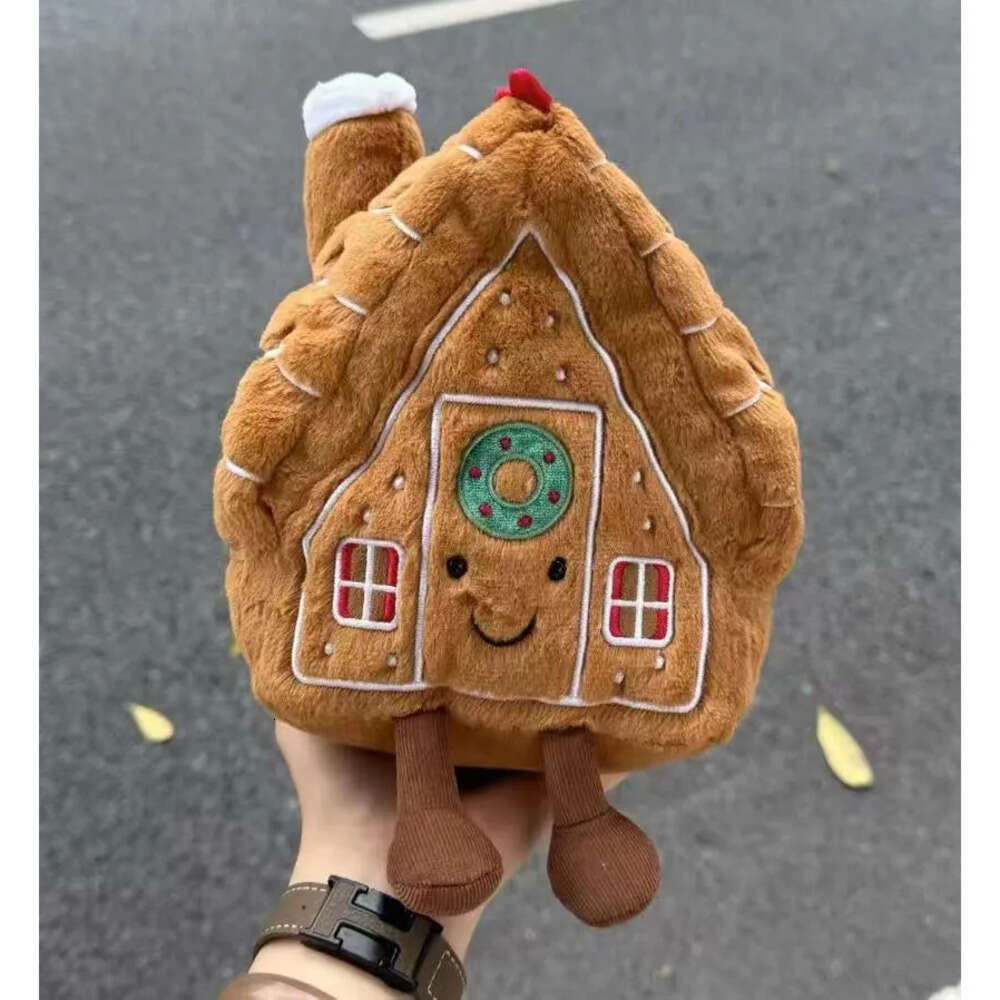 11237 Dolls jellys Cat Amuseables Plush Children's plush toys Gingerbread Soft Toy Caramel Biscuit House Soothing the Doll Gifts