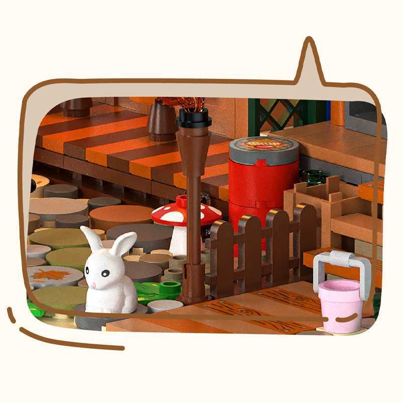 1100pcs Micro Building Model Dock Bar MOC Building Blocks Kit DIY Idea Bricks Collectible Toys for Kids Adt Children Gifts C251203