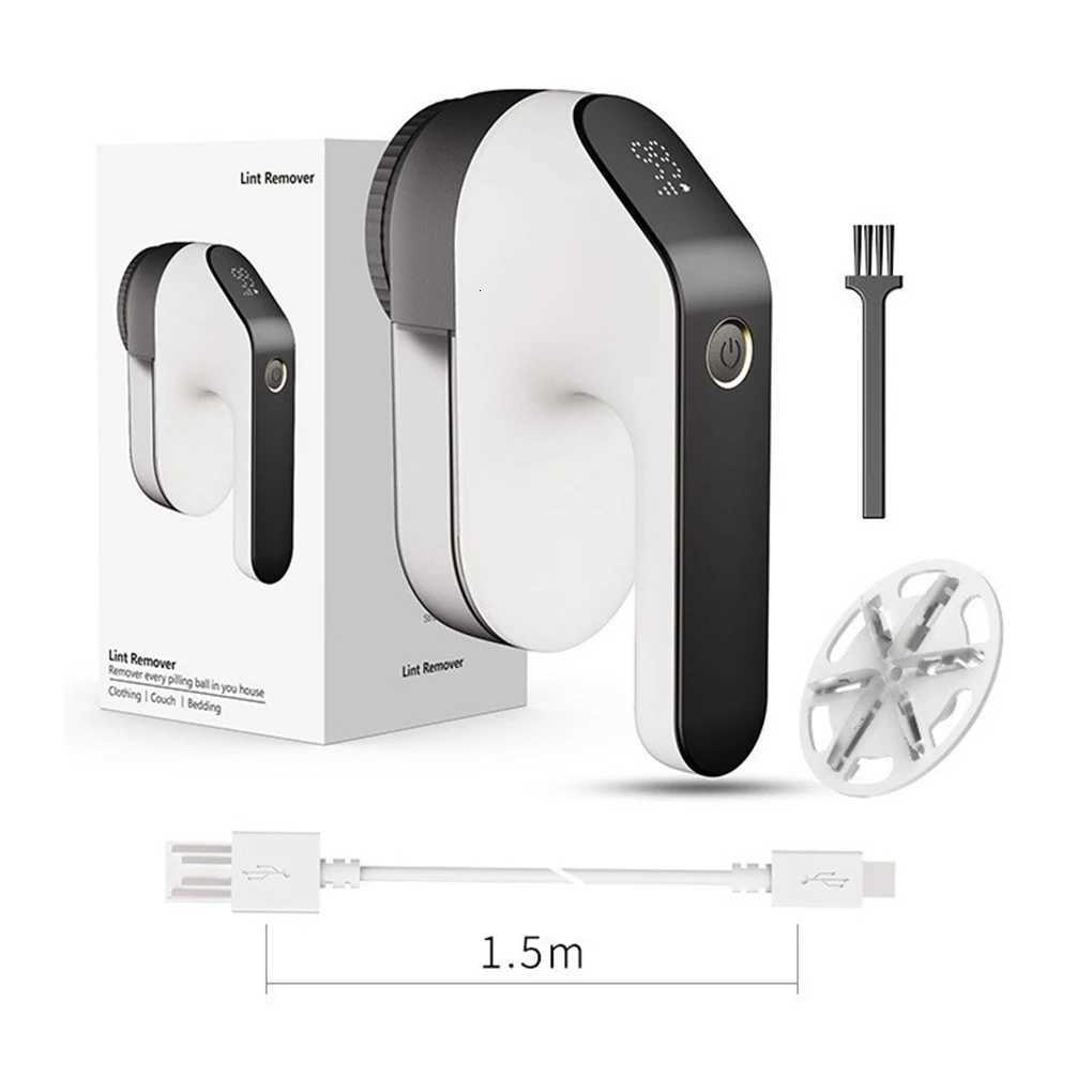 Portable Digital Display Electric Lint Remover Clothes Fluff Pellet Remover Trimmer Machine Rechargeable Fabric Shaver Removes M251203 - view 7