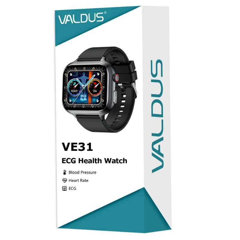 VALDUS VE31 PRO Smartwatch For Man Wan SOS Fitness Call Rate Long Battery Life Waterproof 2025 ECG Smart Watch C251203