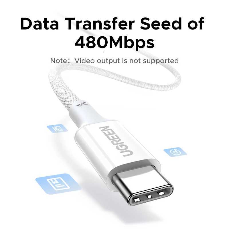 UGREEN 100W USB C Cable For iPhone 16 15 Plus Pro Max Type C Cable For book Pro ipad PD Fast Charger Cord Type-C Cable C2512030