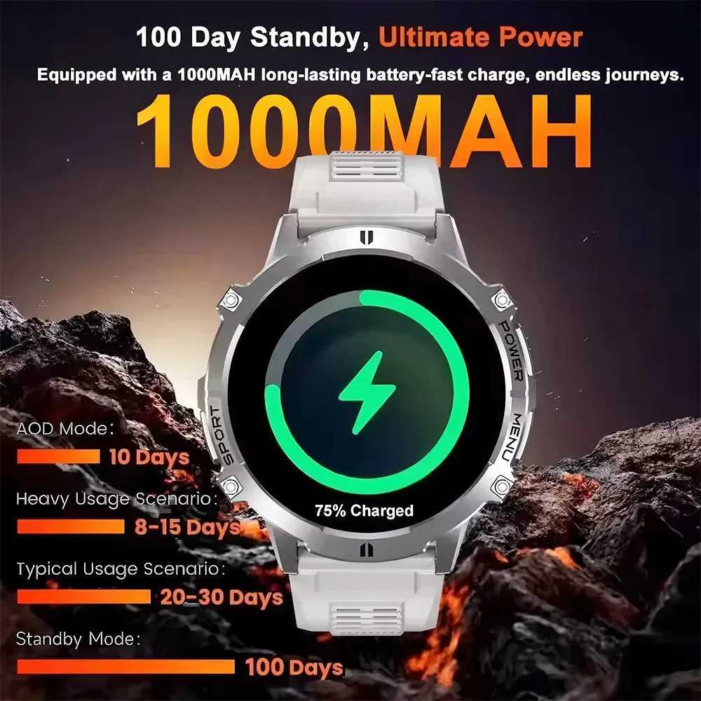 2025 NEW TANK X3 Smartwatch 173 AMOLED Sn 10ATMIP69K Durable 1000mAh Battery GPS Sports Fitness Track Smart Watch C251203