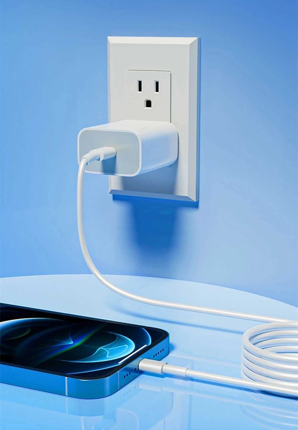 025m 1m 15m 2m 40W USB-C Fast Charge PD Cable For iPhone 15 16 Pro Max 17 Air iPad 10 Type C To C Line C251203