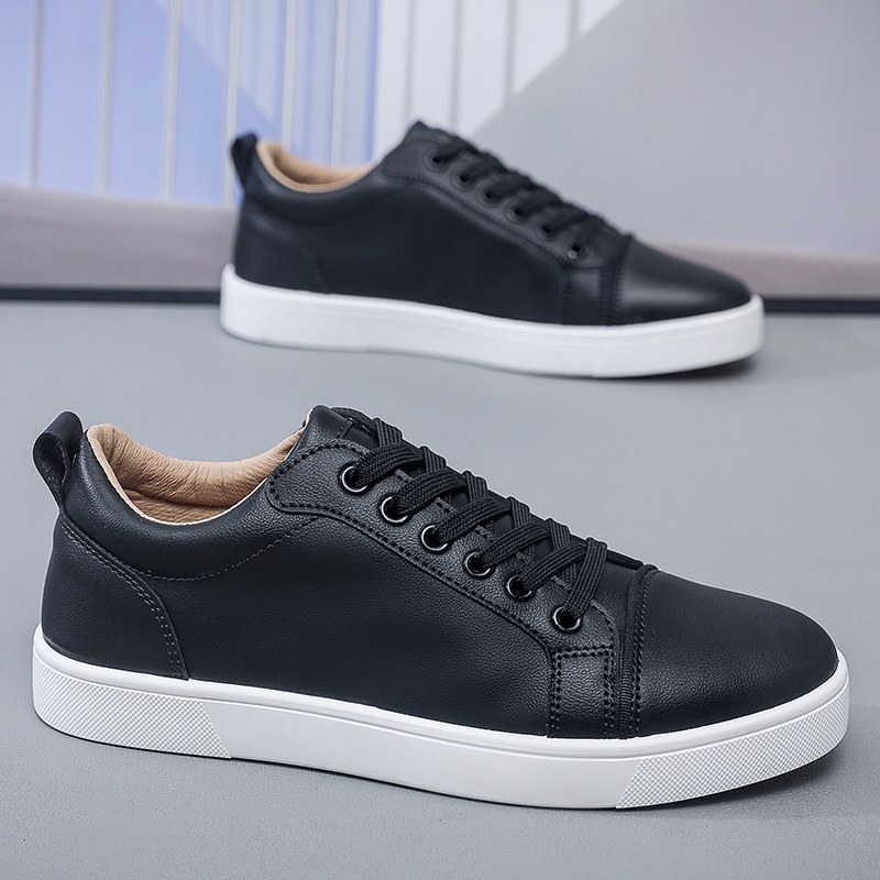 Designer casual shoes free shipping Fashionable sneakers for men trendy sporty casual shoes waterproof white and black 39-44 men