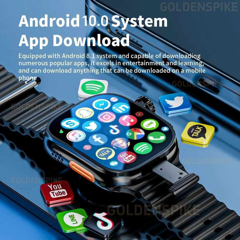 JC02 Pro 5G Smartwatch 229inch Amoled Curved Display S10 tra 3 Smart Watch With Rotary Camera GPS WIFI NFC Cpass Video Call C251203