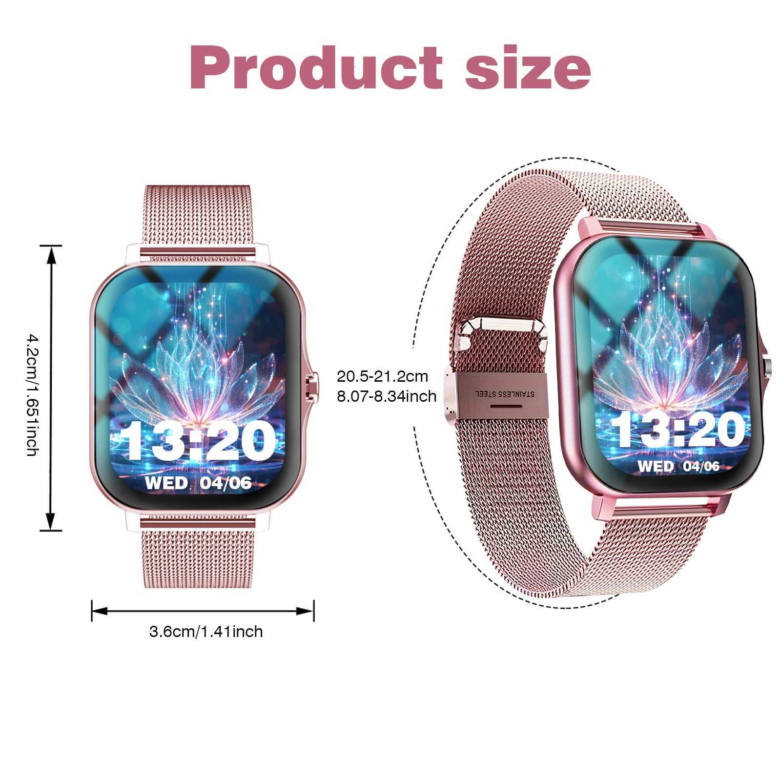 183 Dual-Strap Smart Watch HD Display Wireless Calls Cust Wallpapers Android/iOS Cpatible Fitness rts Music Con C251203