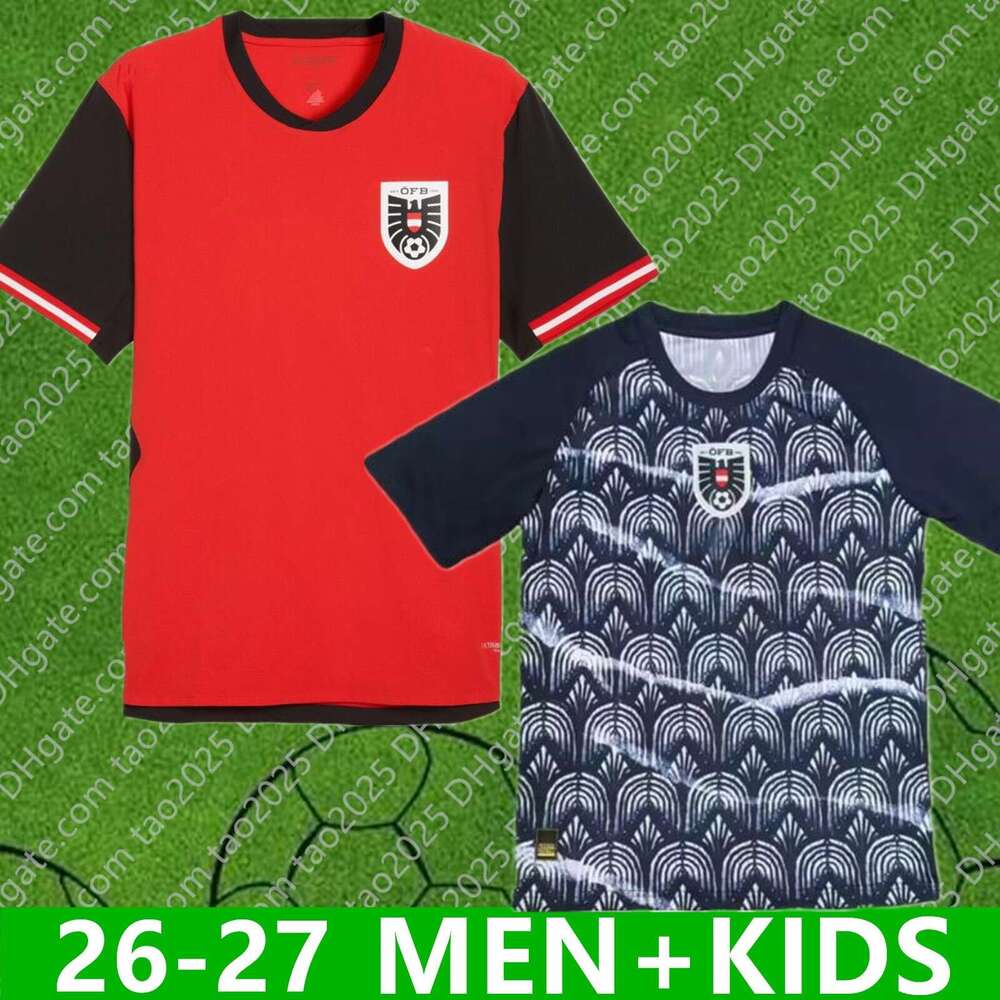 4XL 2026-27 Austria ARNAUTOVIC Soccer Jerseys world cup GREGORITSCH SABITZER POSCH LAIMER XAVER SCHLAGER National team men kids Kits socks football shirts