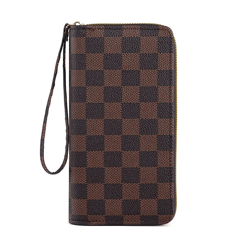 Cross fashion border wallet European and American style long zipper wallet large cash clip unisex wallet luxury handbag designer bag