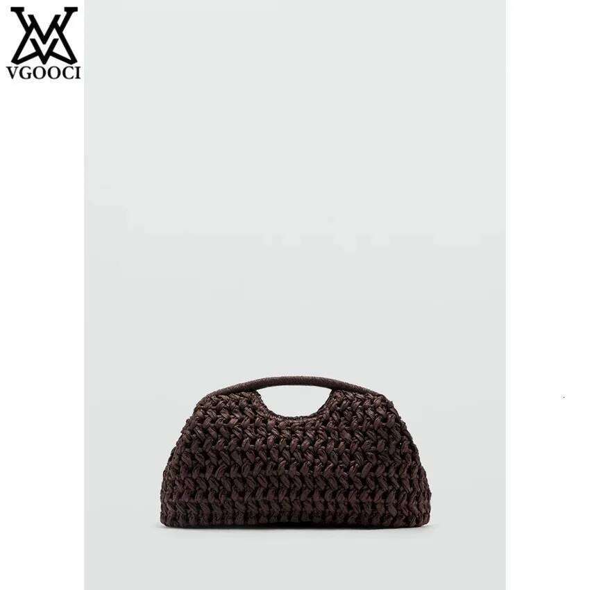 Elegant Raffia Straw Handbag For Women Chain Woven Shoulder Crossbody Beach Bag Summer Ladies Versatile Bags Suotong1203