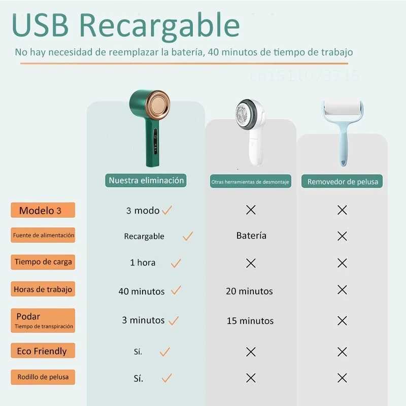 Lint Remover for Clothes Usb Electric Rechargeable Hair Ball Trimmer Portable Lint Remover for Clothing Pellet Fuzz Fluff Remove M251203 - view 7