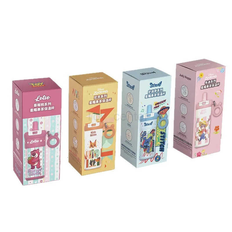 Disney Judy And Nick Stitch ChildrenS Stainless Steel Cute Appearance Level 2025 New Model Cold Insulation Straw Water Cup H251203