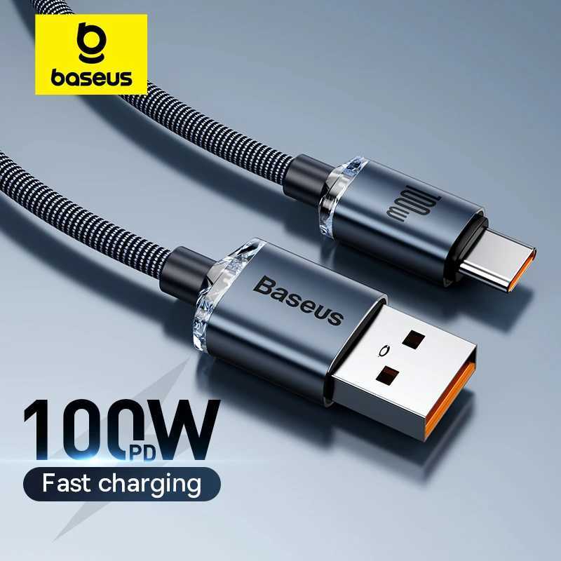 Baseus 6A USB Type C Cable For Realme P40 Pro 66W Fast Charging Wire USB-C Charger Data Cord For Oneplus F3 C251203
