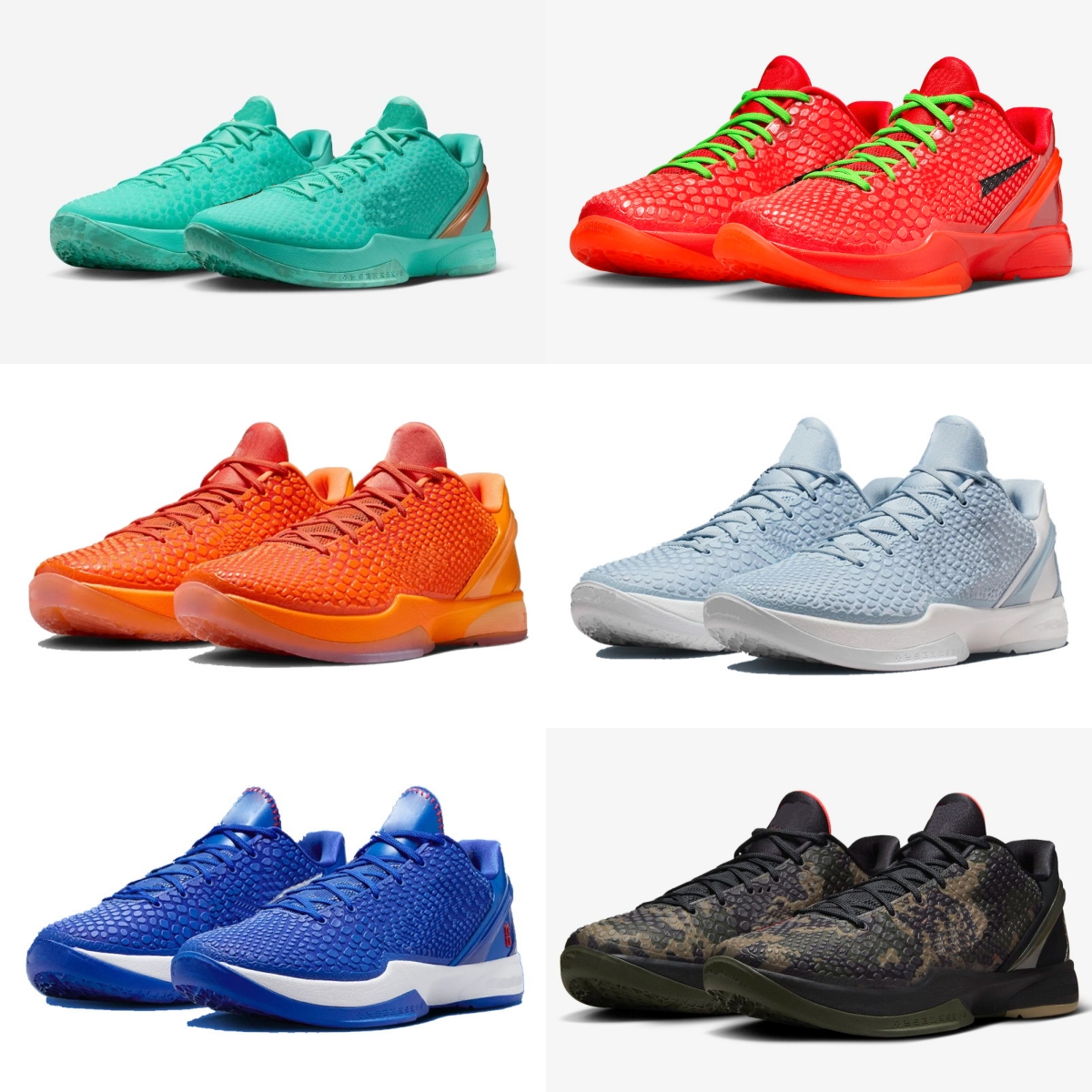 Men US13 US 14 Black Mamba 6 Total Orange Oversized size basketball shoes for sale Statue of Liberty Metallic Silver Grade school men women sneakers SIZE36-48