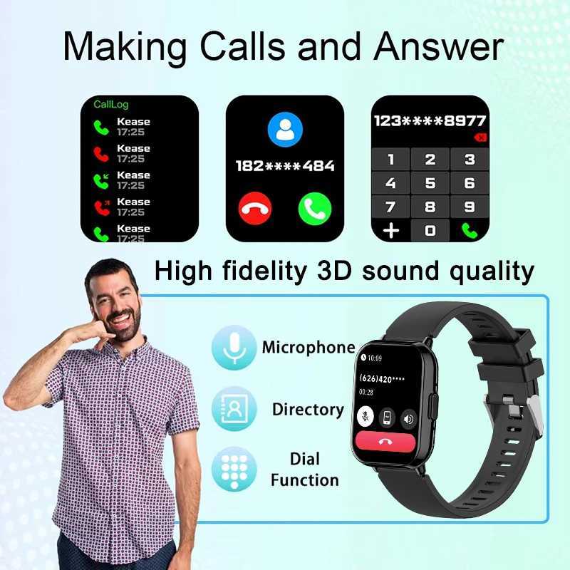 Global Version For Watch 5 Active Men Wen HD Display 100 Sports Modes Rate Call Waterproof Smart Watch C251203