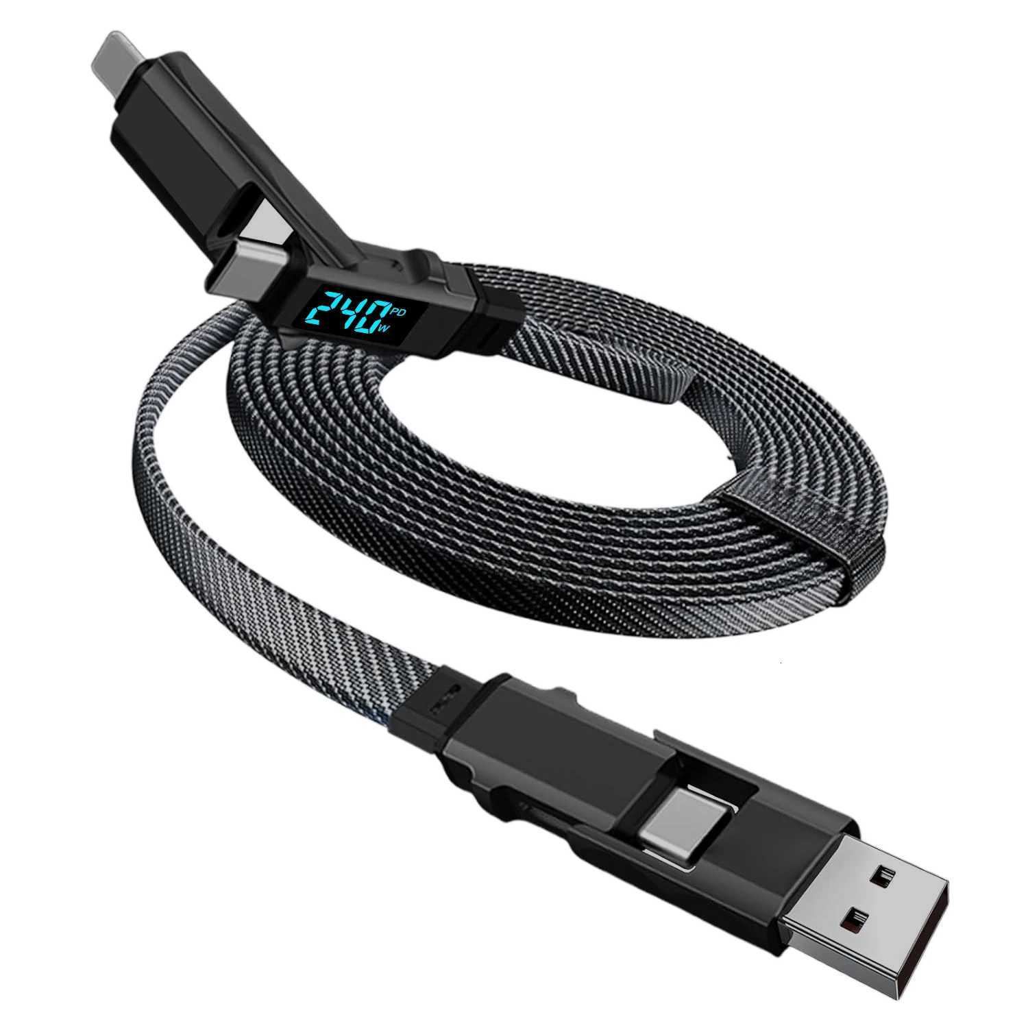 Mti - Interface Fast Charging Cable with Digital Display For iPhone 15 14 Max Book iPad iphone chargers C251203
