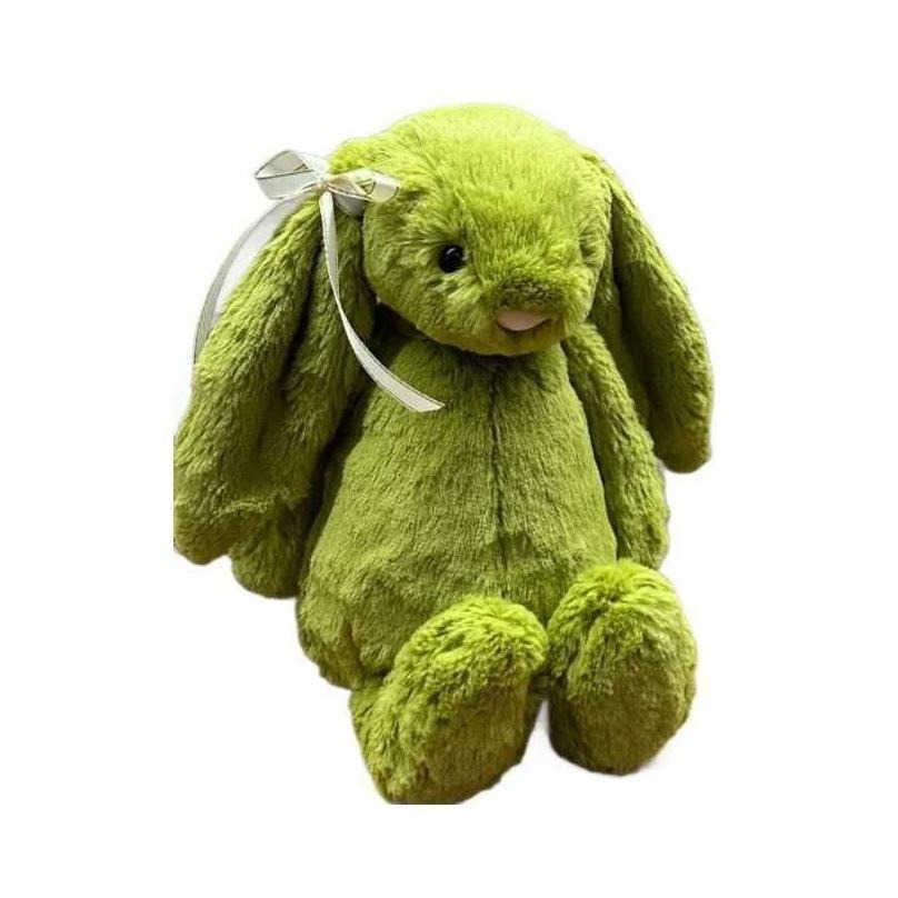 Stuffed Plush s Toy Classic Shy Rabbit 18Cm Green Bonnie Doll Cat Dog Interactive Cpanion Pet Holiday Gift C251202