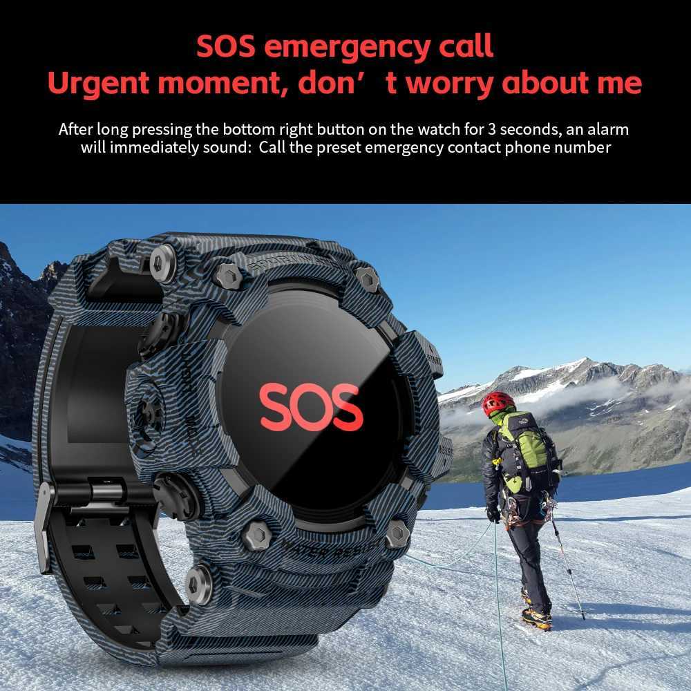 LOKMAT ATTACK-GT Upgrade Sport Smart Watch Waterproof Calls Rugged Smartwatches Flashlight Fitness Tracker for Phone C251203