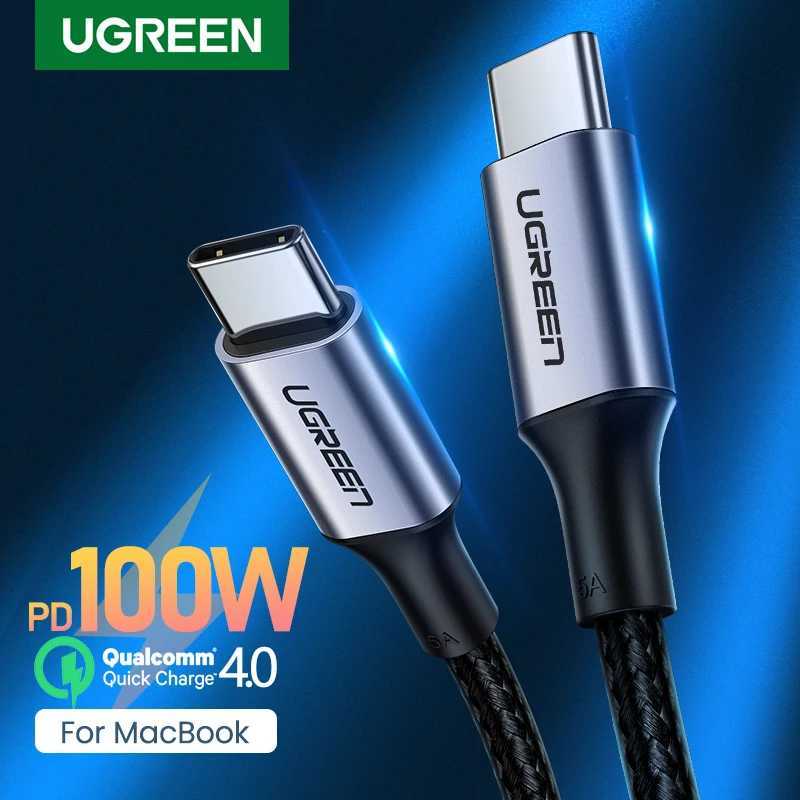 UGREEN 100W USB Type C to USB C Cable for S25 iPhone 17 16 Fast Charger Cable 5A for Book Quick Charge 40 USB Cord C251203