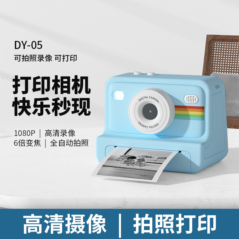 Digital Children Camera For Pography Mini Printer Portable Thermal Instant Print Po Kids Camera 28inch HD Video Toy Gifts250918